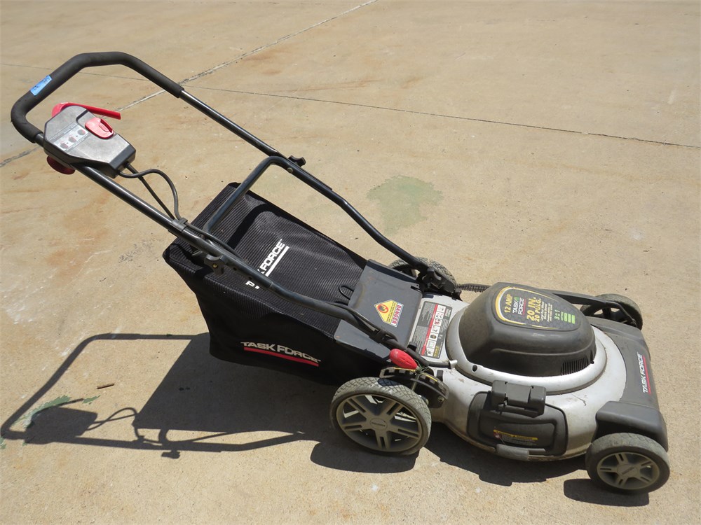 Transitional Design Online Auctions - TASK FORCE Electric Lawn Mower 20 ...