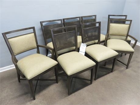 ETHAN ALLEN Grady Cane Back Dining Chairs
