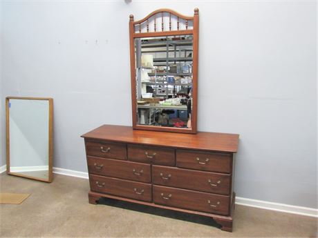 Knob Creek 7 Drawer Dresser with Beveled Glass Mirror