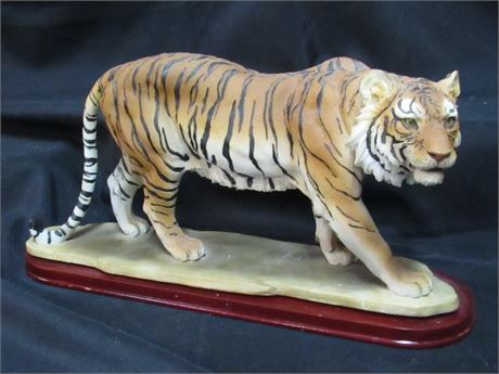 Large Resin Bengal Tiger Figurine