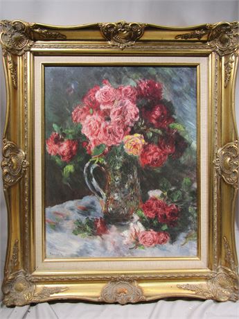 Roses 1879 by Pierre Auguste Renoir Reproduction