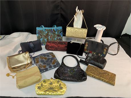 Lot of Vintage Purses  and More