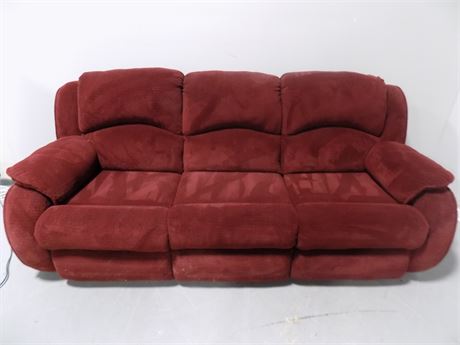 Double Wine-colored Recliner