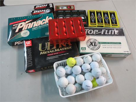 New & Used Golf Ball Lot