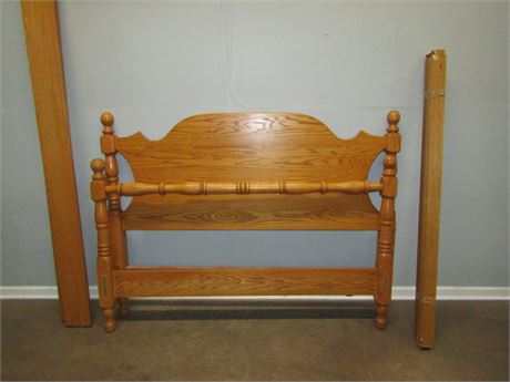 Queen Wooden Bed Frame, Rails, Supports Handcrafted in Kidron Oh