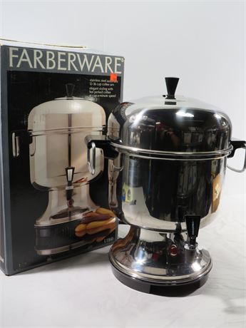 FARBERWARE 12-36 Cup Stainless Steel Coffee Urn