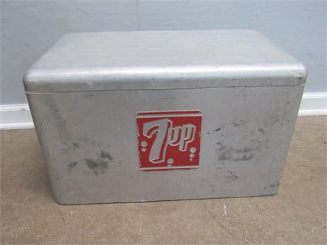 Vintage Aluminum 7-Up Cooler