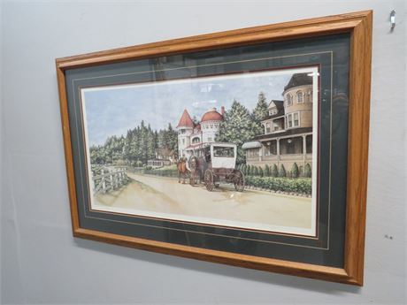 Horse Drawn Carriage Limited Edition Lithograph