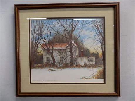 LONNIE C BLACKLEY Signed Lithograph