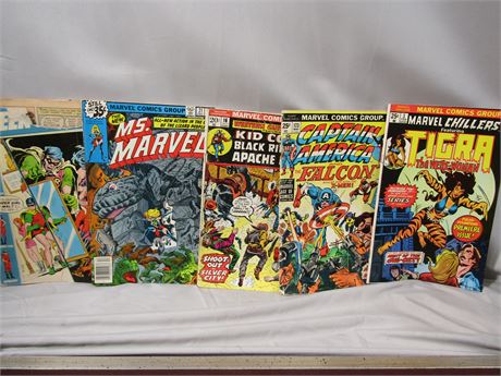 Marvel Comics, Set of 5 Vintage Comics