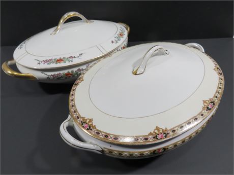 Oval China Serving Bowls