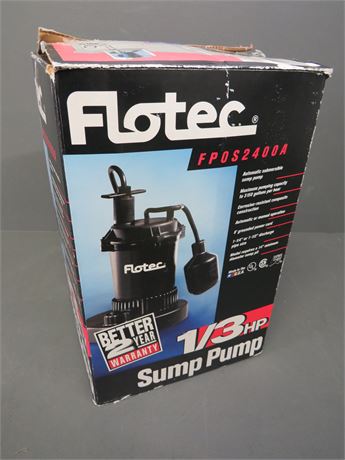 FLOTEC 1/3 HP Sump Pump