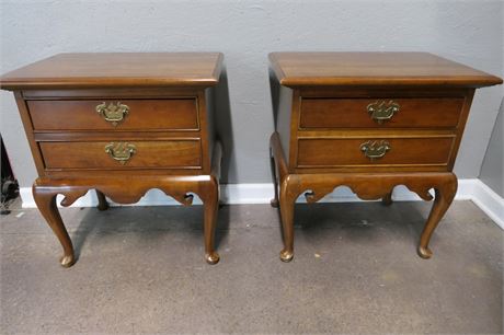 Bay Colony Solid Cherry End Tables by Thomasville