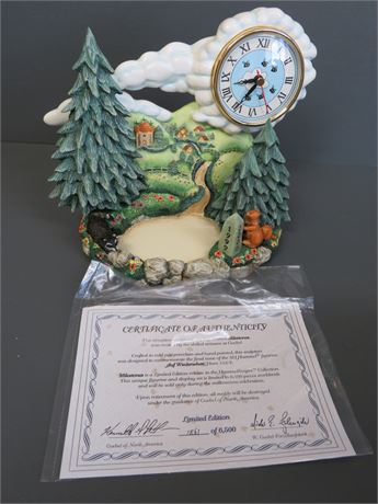 HUMMELSCAPES Limited Editon "Milestones" Clock Sculpture