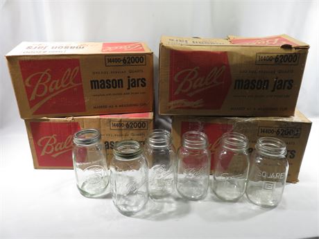 48 Glass Mason Jars