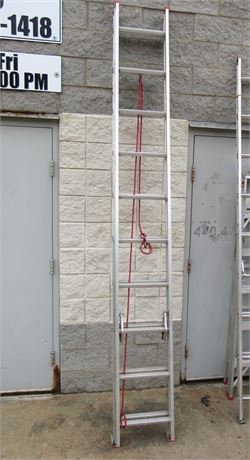 Werner Saf-T-Master 20' Aluminum Extension Ladder - #D1120-2