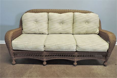 Patio / Sunroom Rattan Style Sofa
