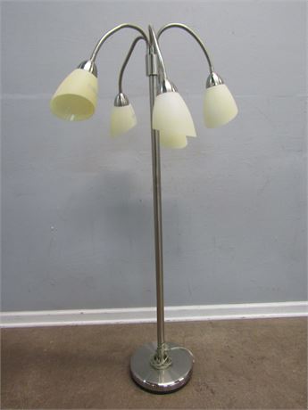 Multi-Head Flexible Floor Lamp