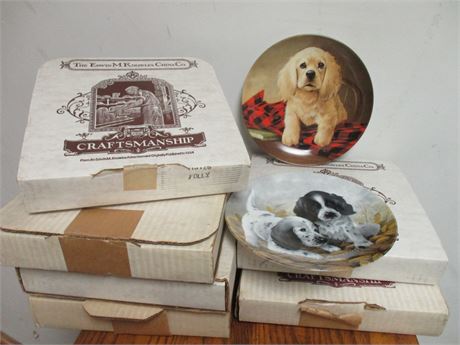 The Edwin M. Knowles China Co. Dog Plate Collection (6 Limited Plates)