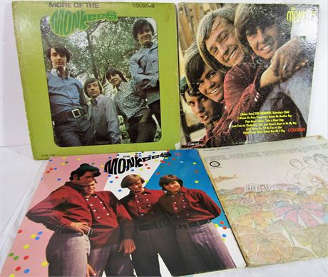 "The Monkees" Records, 4 Classic Albums by The Monkees Band