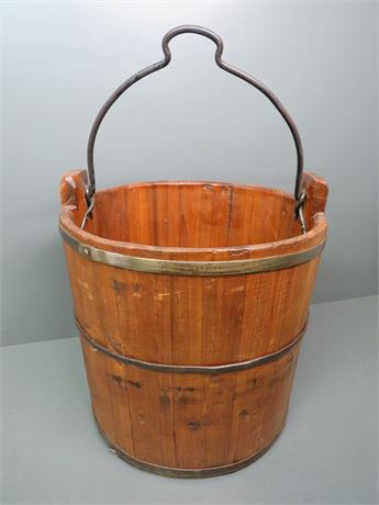 Wooden Water Bucket
