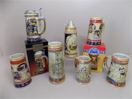 Olympic Beer Stein Collection
