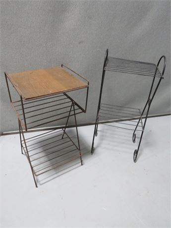 Mid-Century Wire Side Tables