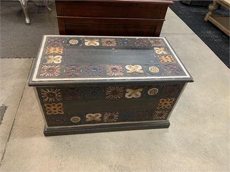 Habersham Dutch Design Painted and Carved Chest