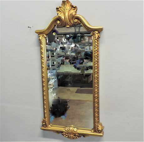 Vintage Syroco Company Gold Frame Mirror