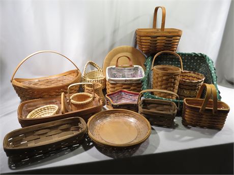 Assorted Baskets with Longaberger