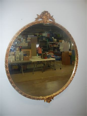Noyer Mirror, Copper Sealed, Made The H. Neuer Glass Co.