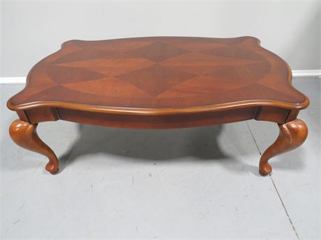 French Provincial Style Cherry Coffee Table