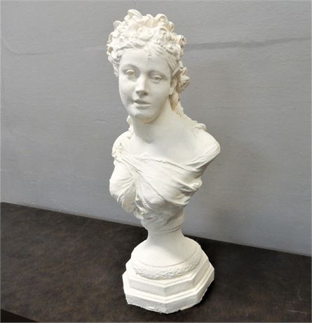 Fine Art Sculpture Victorian Lady Bust