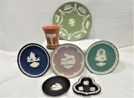 Vintage Wedgewood Jasperware Plates
