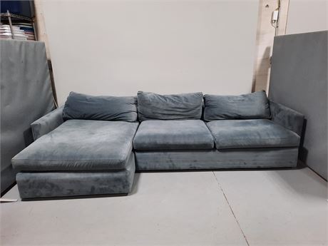 Blue-Gray Sectional