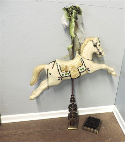 Carousel Horse with Stand