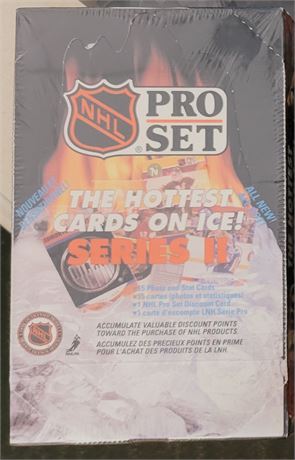 1990-91 Pro Set NHL Hockey Wax Box Series 2