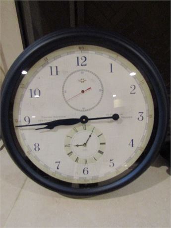 Time Works Round Wall Clock