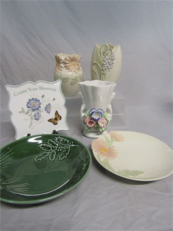 Lenox Vases and Plates