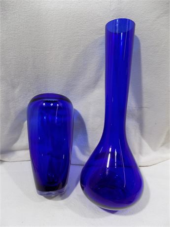 Cobalt Blue Vases
