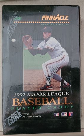 1992 Pinnacle Baseball Cards Wax Box