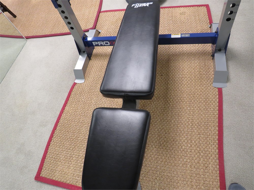 Transitional Design Online Auctions FITNESS GEAR PRO Olympic Bench w/Bars