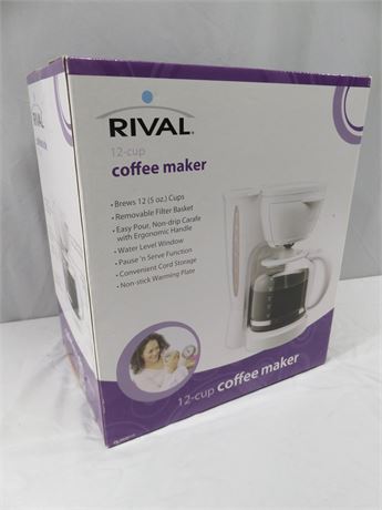RIVAL 12-Cup Coffee Maker