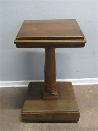 Vintage Lectern on Casters