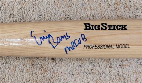 Ernie Banks "Mr Cub" Chicago Cubs Signed Baseball Bat