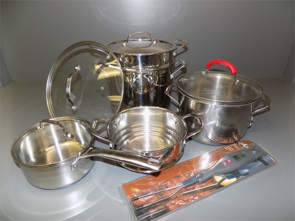 Transitional Design Online Auctions - Cuisinart Cast Iron Cookware