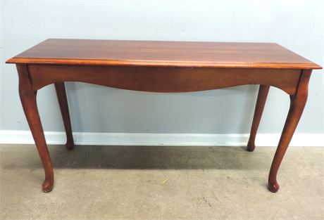 Traditional Style Cherry Wood Console Table