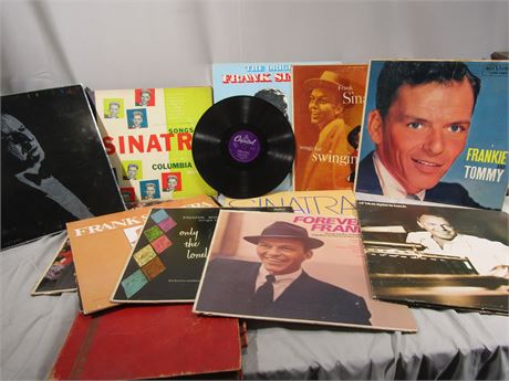 Early Frank Sinatra Album Collection, Full Size and 45's