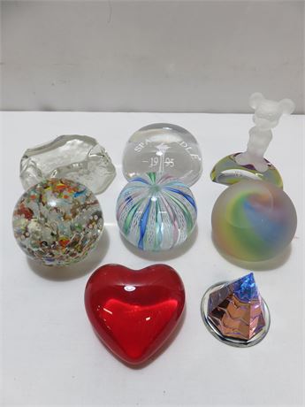 Studio Art Glass Paperweights