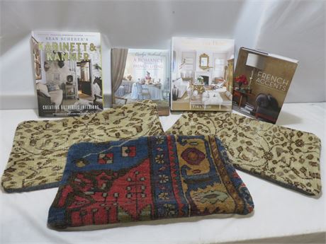 Turkish Kilim Rug Pillow Covers & Home Decorating Books